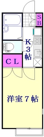 チェリー八潮の物件間取画像